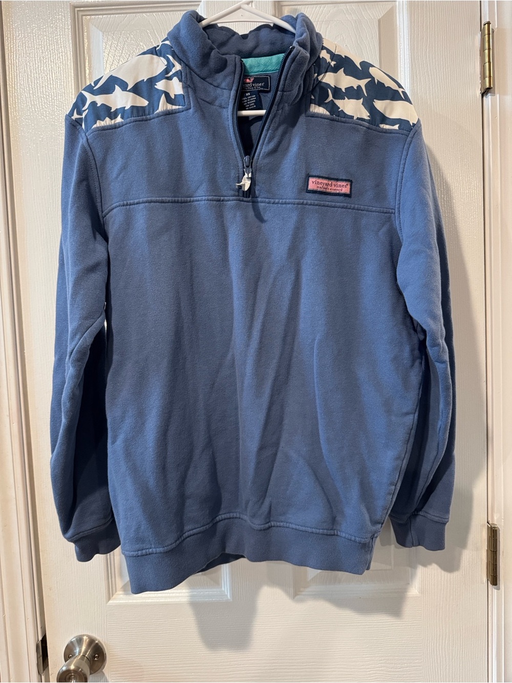 Vineyard Vines blue quarter-zip "Shep Shirt" pullover size xs